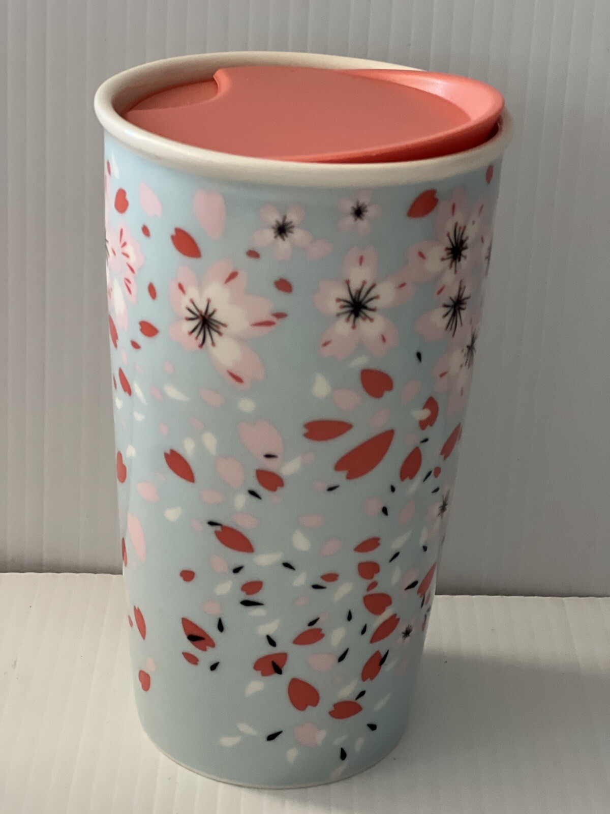 STARBUCKS Paul And Joe Double Wall Tumbler Cherry Blossom Sakura LIMITED EDITION