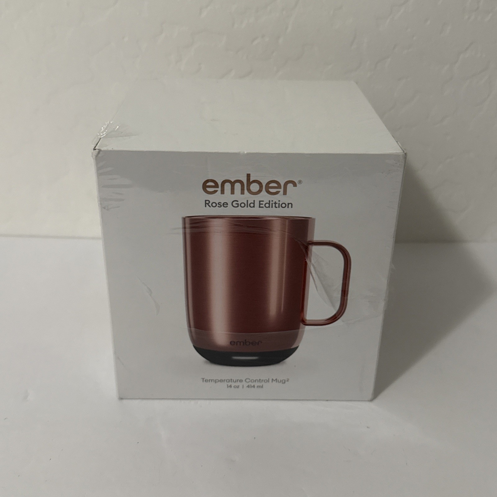 Ember – Temperature Control Smart Mug 2 – 14 oz – Rose Gold Edition- NEW – READ