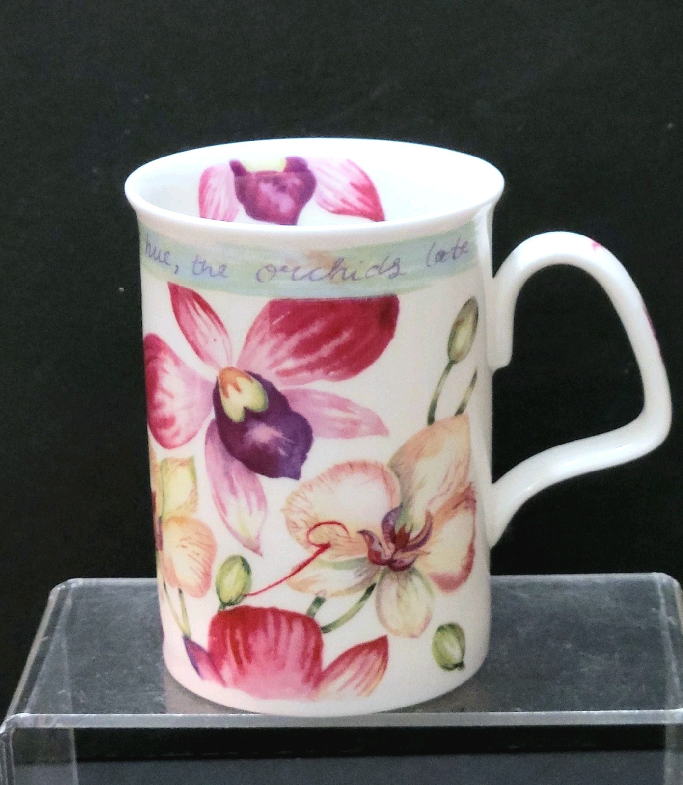 Roy Kirkham Orchid Garden 2006 Fine Bone China Coffee Tea Mug England