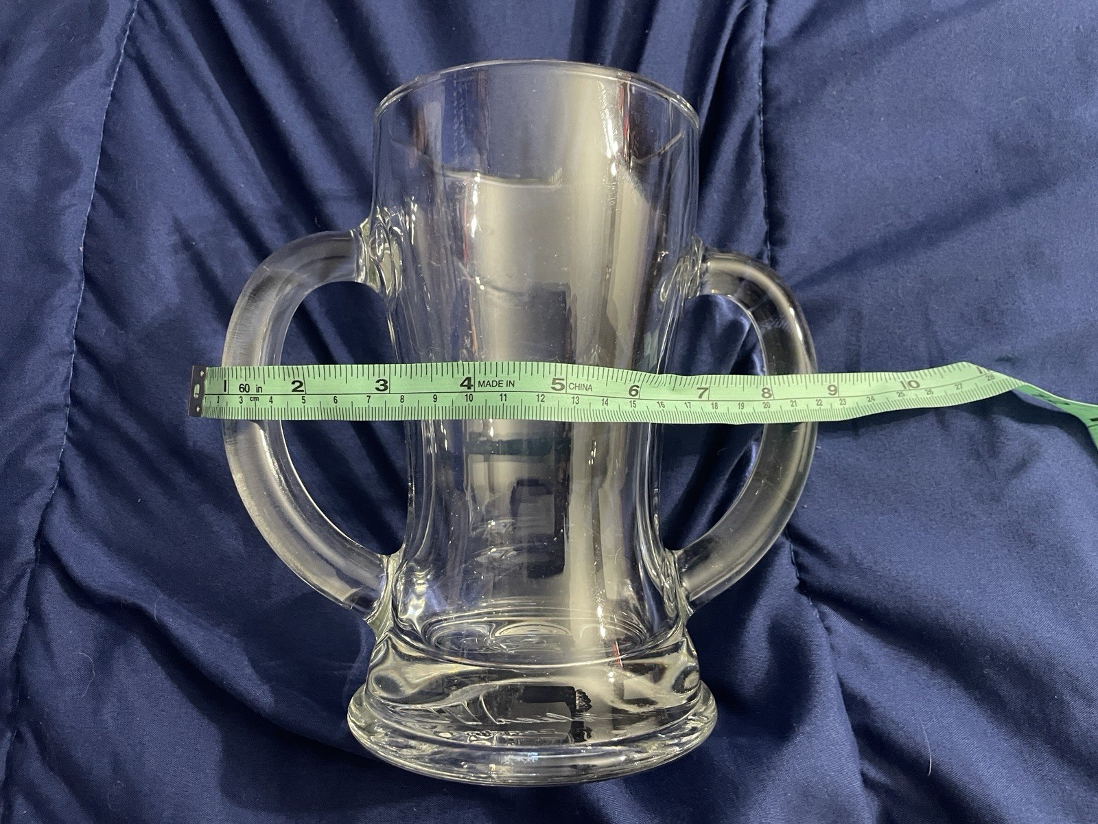 HUGE Double Handled Thick Bottom Glass Beer Mugs by Supplies DD Patent Pending🍻