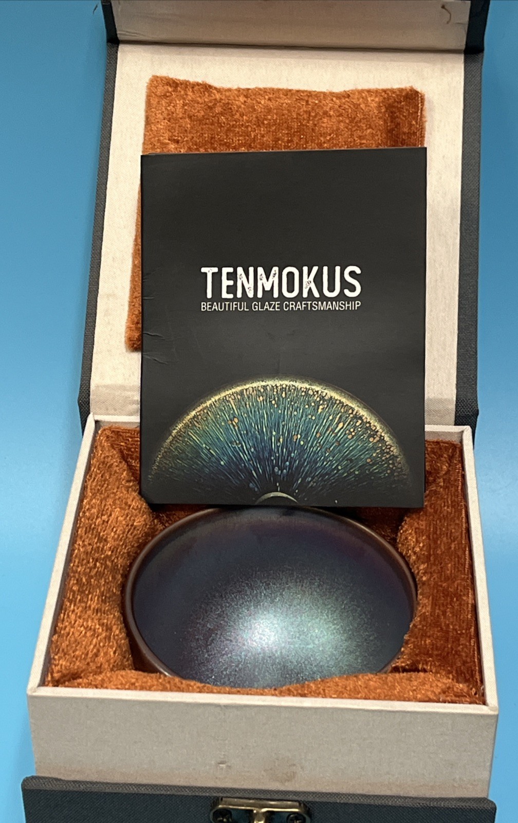 Tenmokus Jianzhan Tea Cup 160ml Ceramic Chinese Hare’s Fur Stoneware Bowl