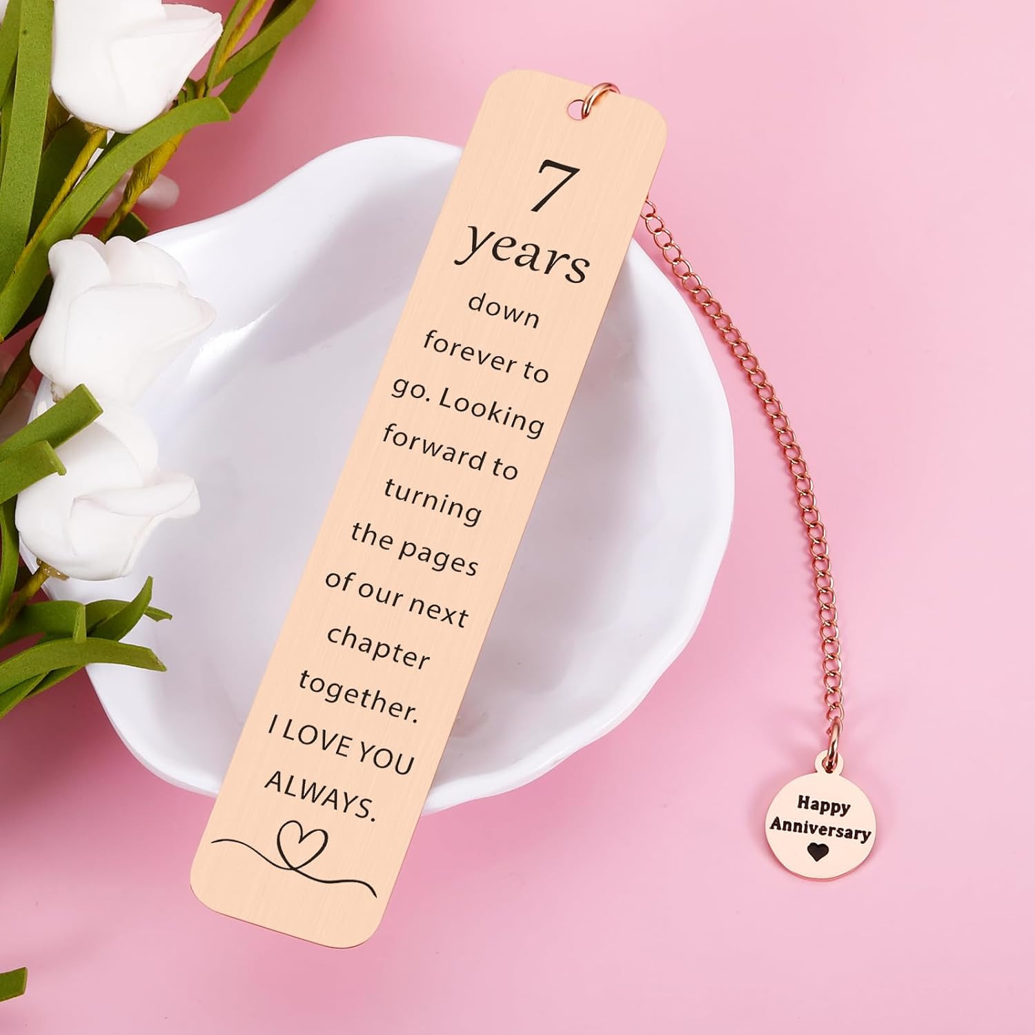 7 Year Anniversary Copper Gifts for Him/Her, 7Th Wedding Anniversary for Wife…