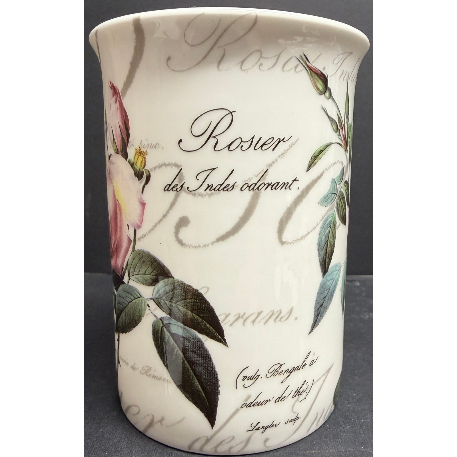 Creative Tops Redoute Rose Fine Bone China Mug England Floral Botanical Pink