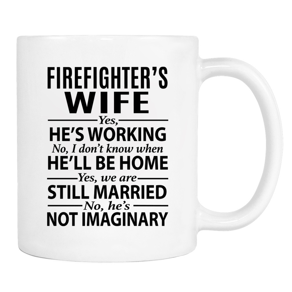 Firefighter’s Wife – Mug – Firefighter’s Wife Mug – Gifts For Firefighter’s Wife
