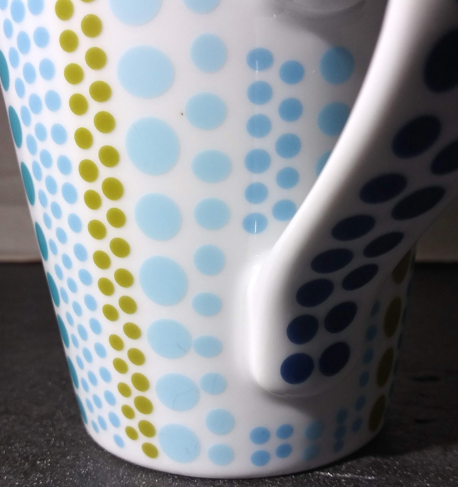 Jonathan Adler Polka Dot Mug Designed For Barnes And Noble Cool Colors