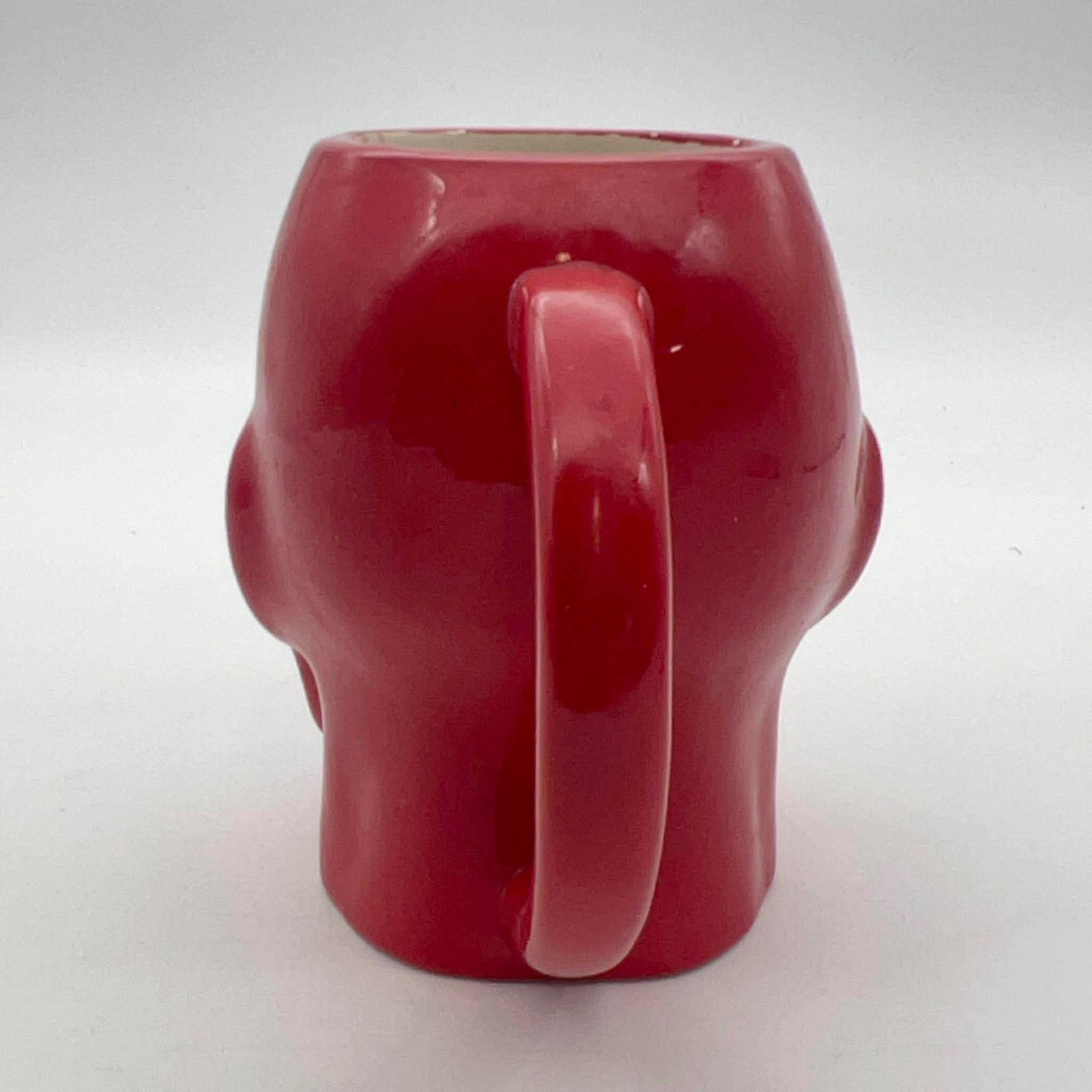 Marvel Deadpool Ceramic 3D Sculpted Head Mug Red Black 2015 BackStage Pass