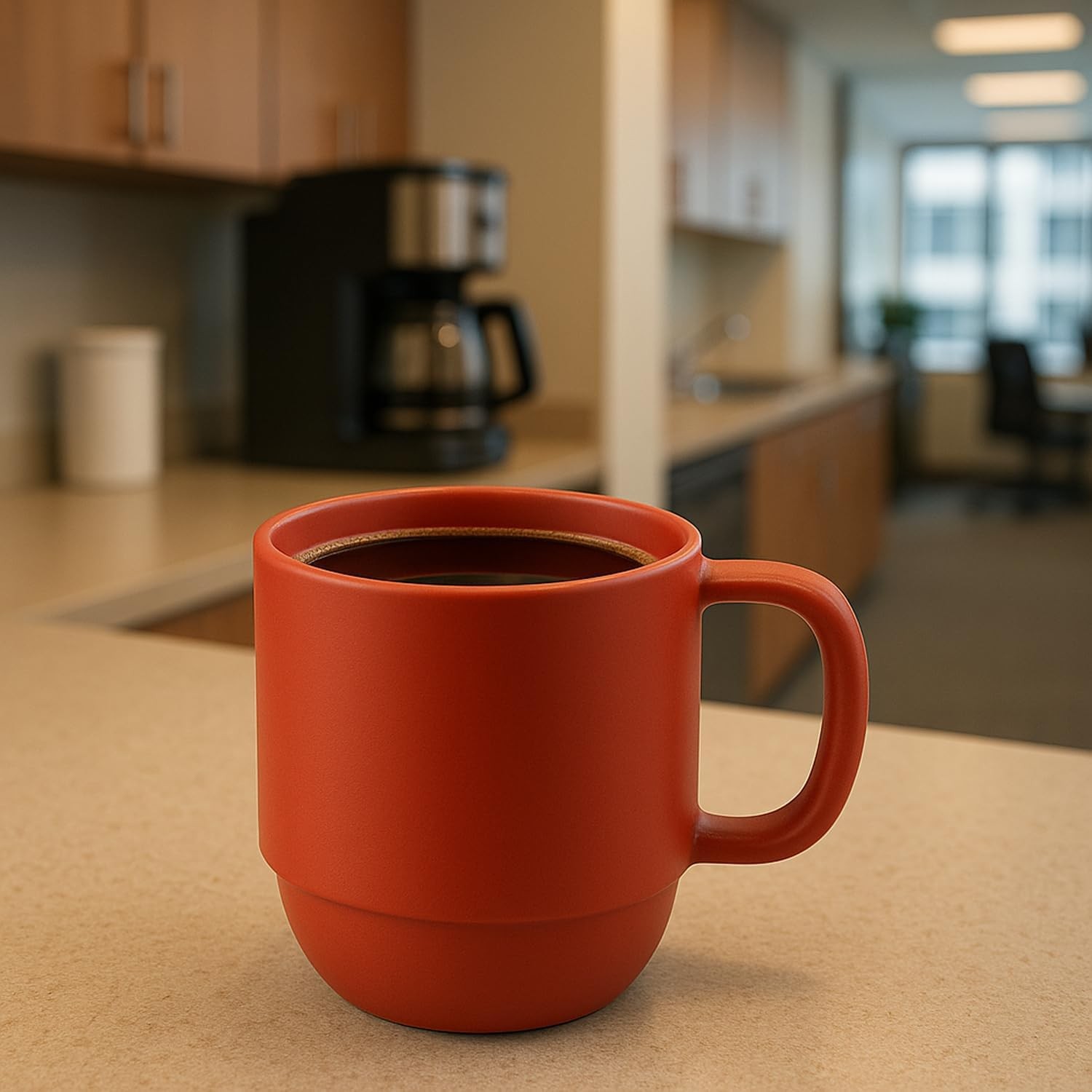 3091, 2 Pack Red Mug Made in Japan, BPA-Unbreakable Microwave & Dishwasher Safe