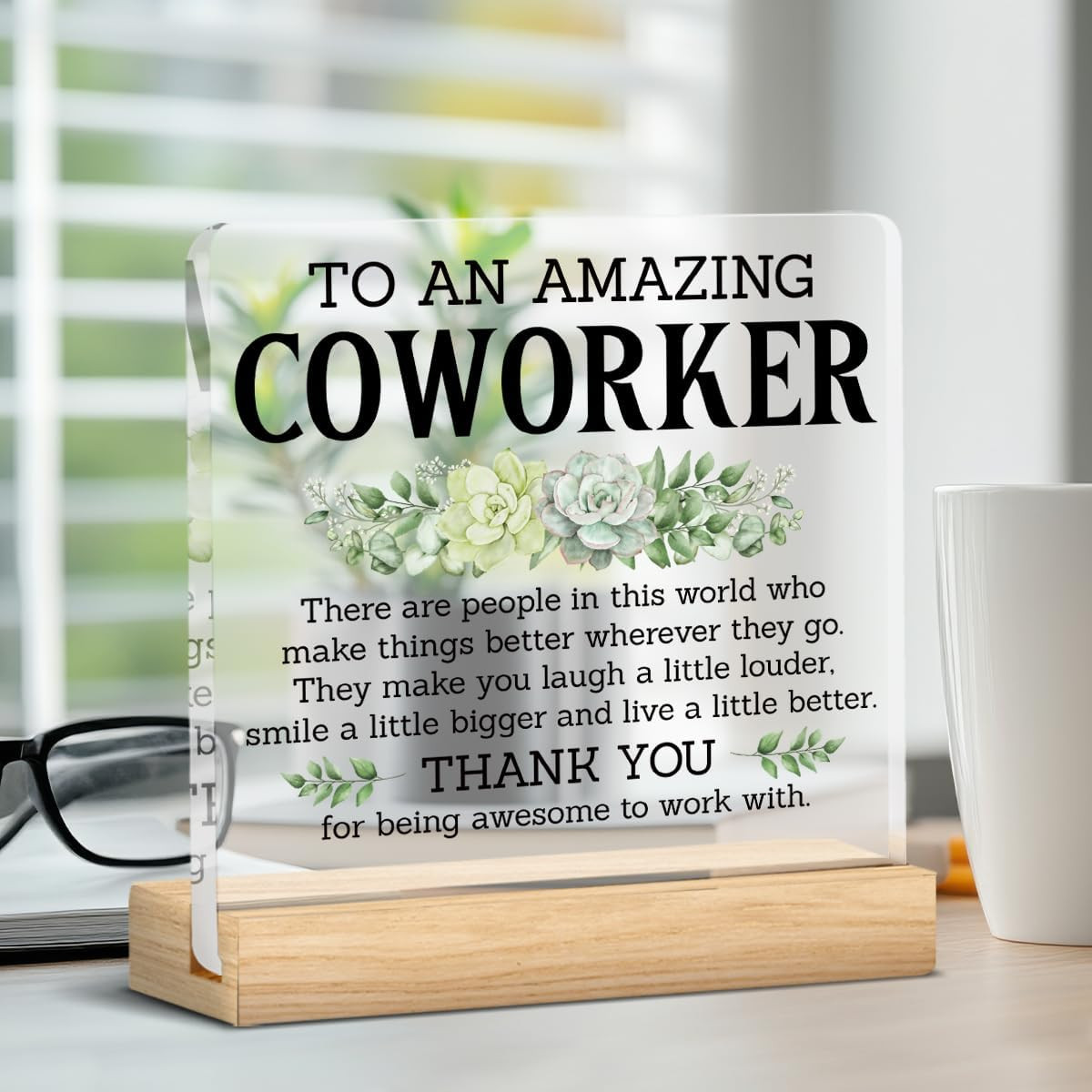 Thank You Gifts for Coworkers, Coworkers Appreciation Gifts for Women Men, Amazi