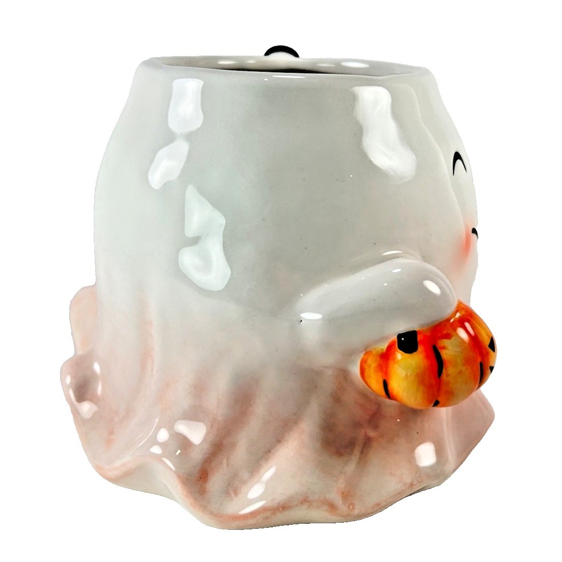 Blue Sky Clayworks Pink Ghost Mug Halloween 2023 Heather Goldminc New with Tags
