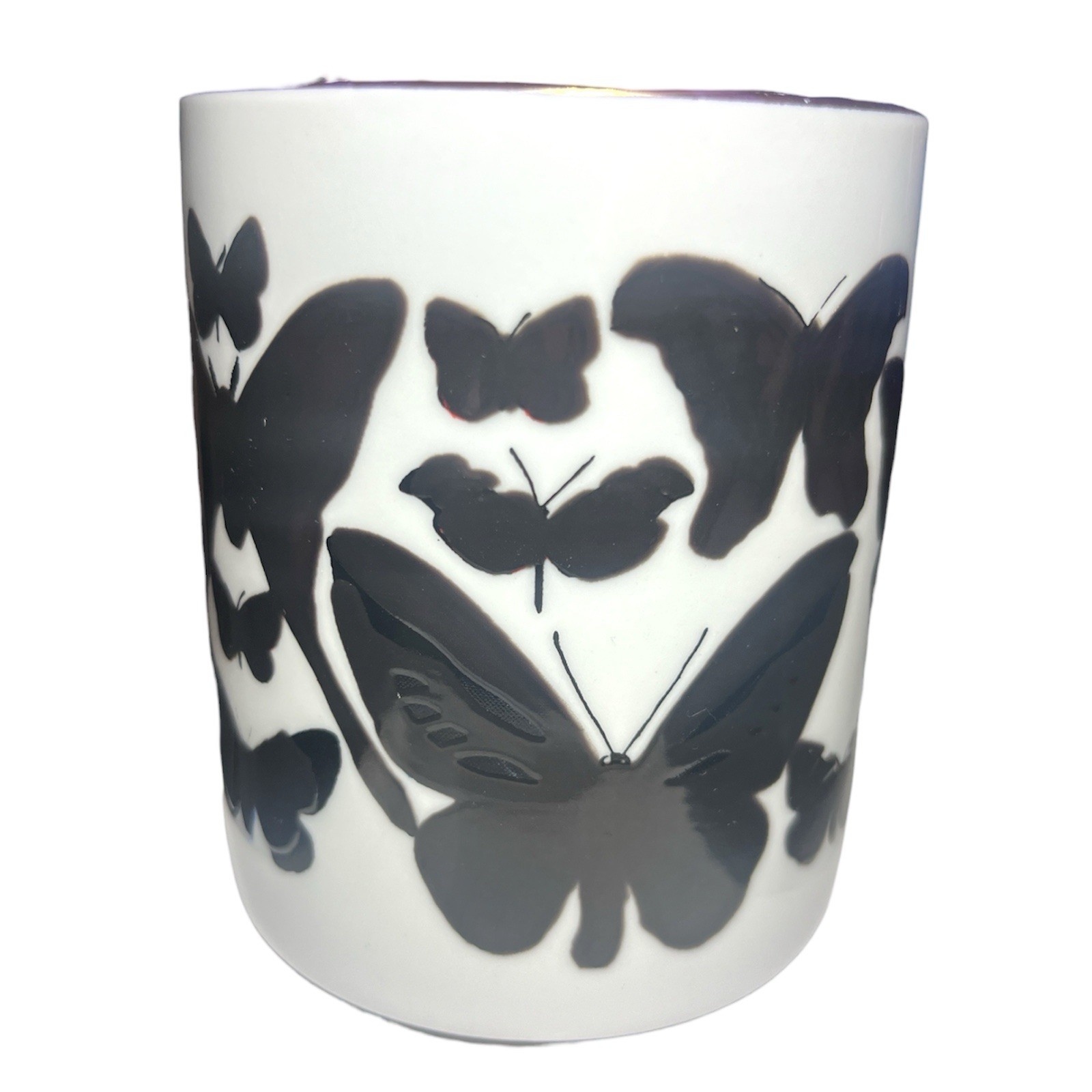 NEW Wondermugs Butterflies Color Changing & Regular Coffee Mug (Lot of 2)