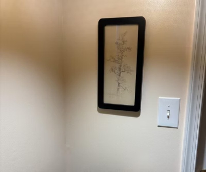 16″x8″ Sketched Tree in Black Frame Wall Art – Hearth & Hand