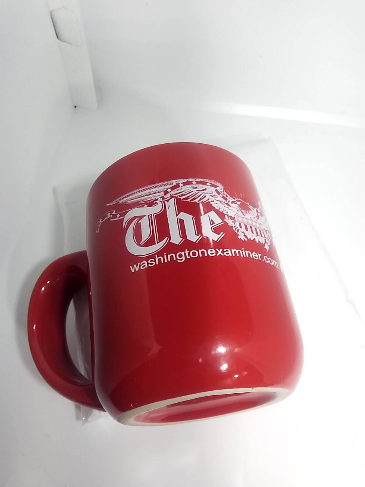 THE WASHINGTON EXAMINER NEWSPAPER COFFEE MUG. THE EXAMINER Art Deco Mug. B264