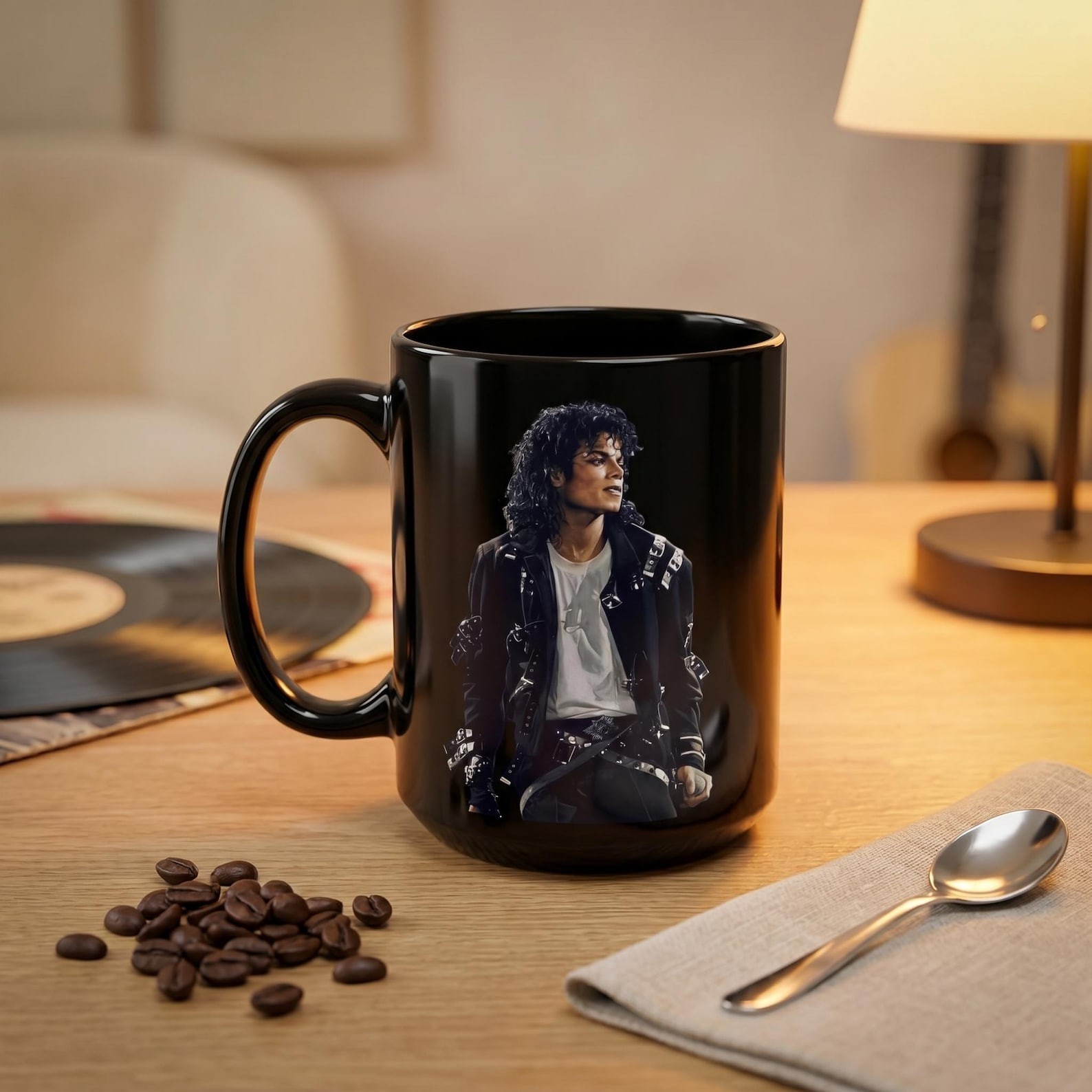 Michael Jackson King of Pop Mug 11oz 15oz, Music Cup, Gift for Fan