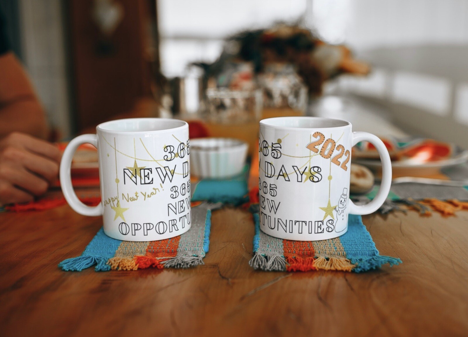 New Years 2022 Mug, 15oz Mug, Print On Both Side Great Gift For Everyone.