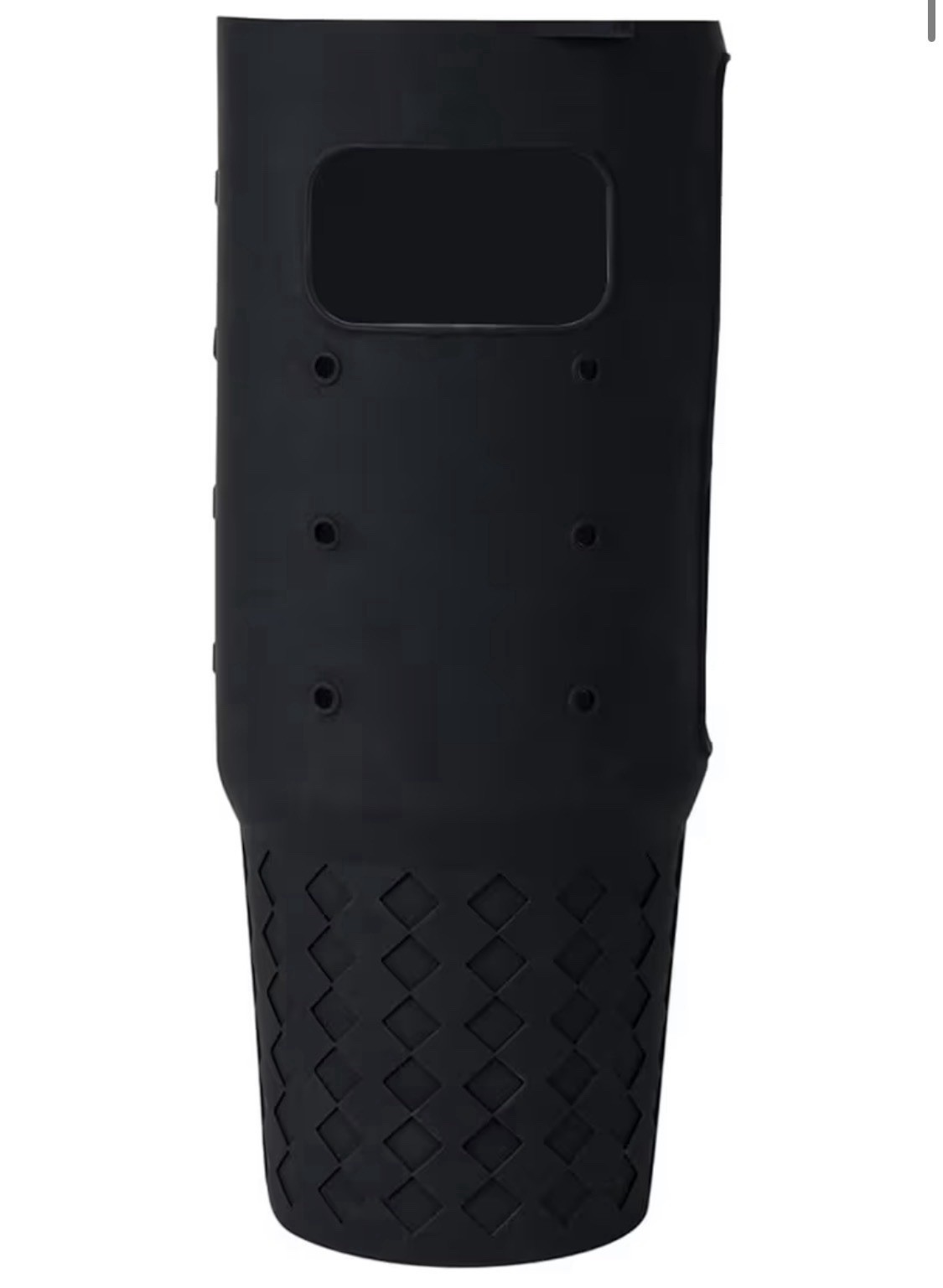Silicone Sleeve for 30oz Tumbler with Handle Tumbler. (Black 30oz) 1 Pack