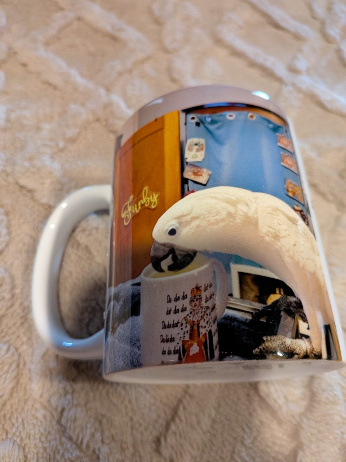 Have Some Tea with Furby Personalized Mug Furbythebirb