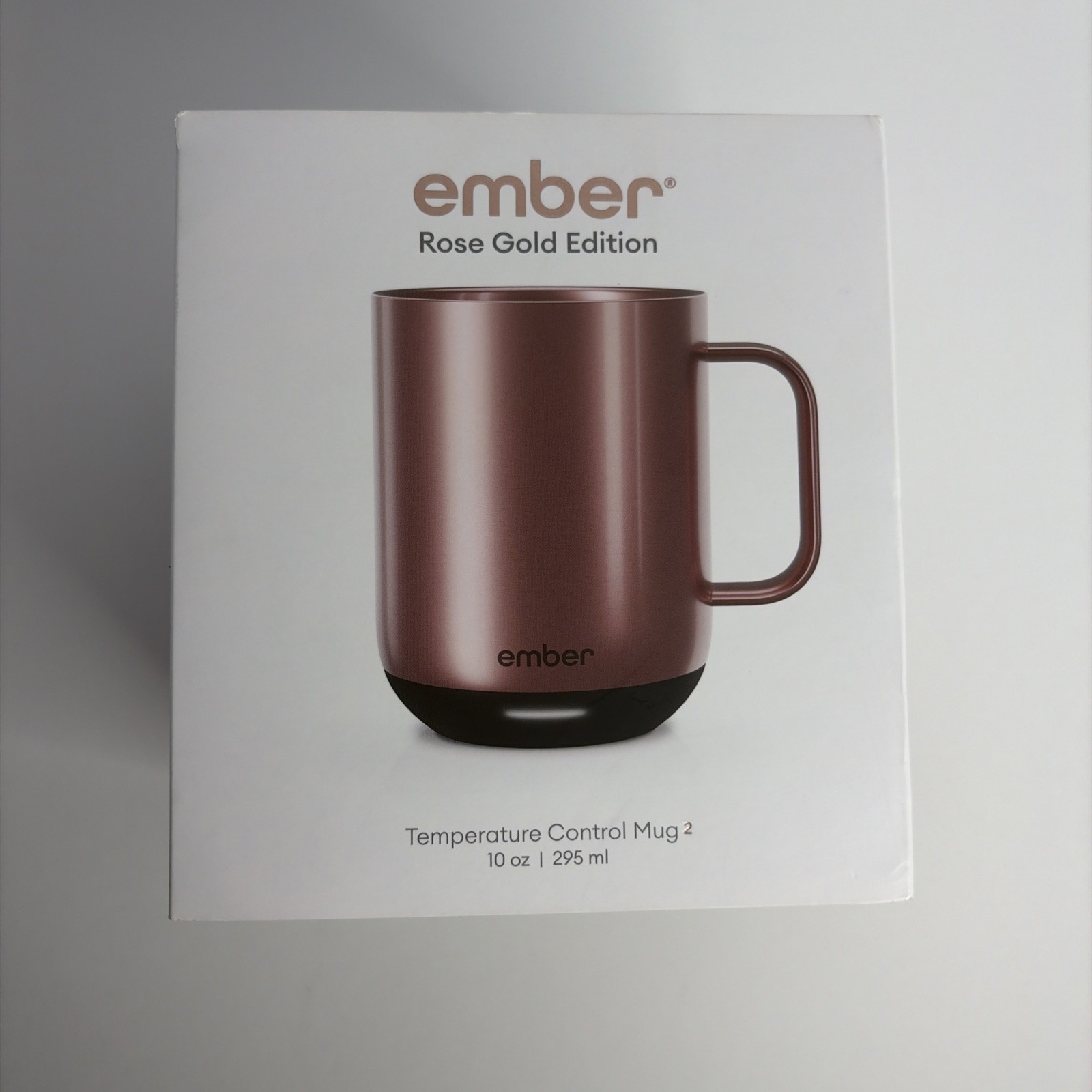 Ember Mug Temperature Control Smart Mug 10oz Rose Gold Edition (RE) Open Box