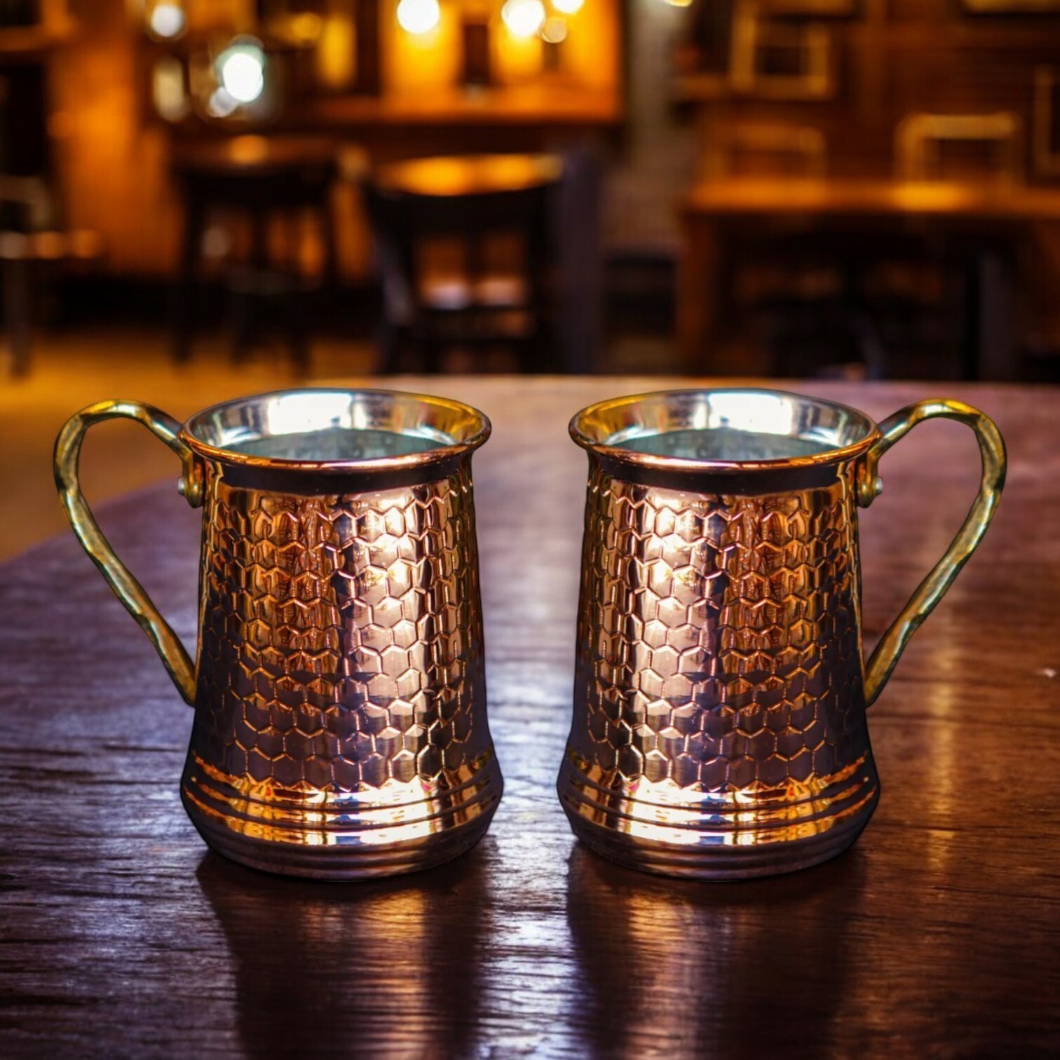 Pure Copper Beer Mug 15oz Moscow Mule Mug Cup, Unique Beer Mug, Copper Drinkware