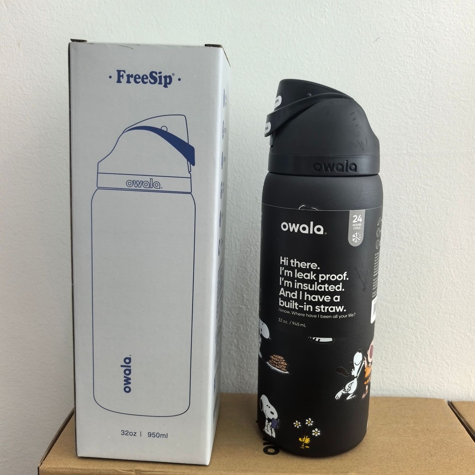 Owala Snoopy Water Bottle Exclusive Tumbler 32/24oz Gift -Choose Color