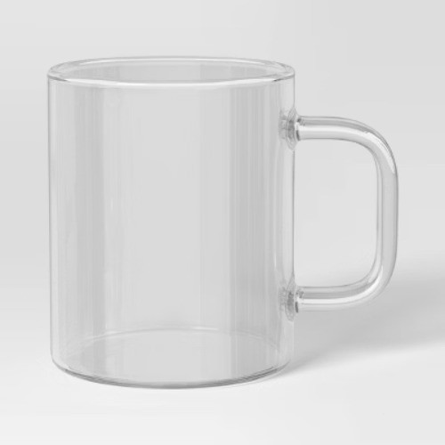 14oz Borosilicate Glass Mug – Room Essentials™