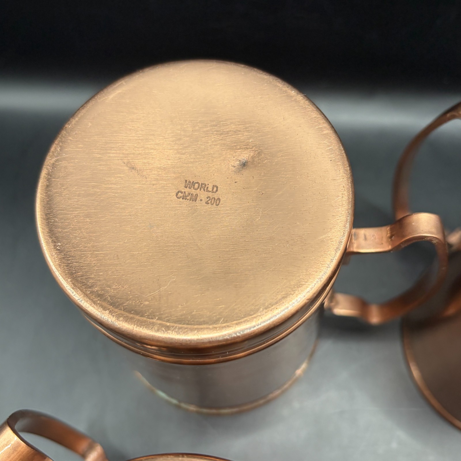 Set Of 6 Libbey CMM-200 12 oz. Copper Moscow Mule Mugs