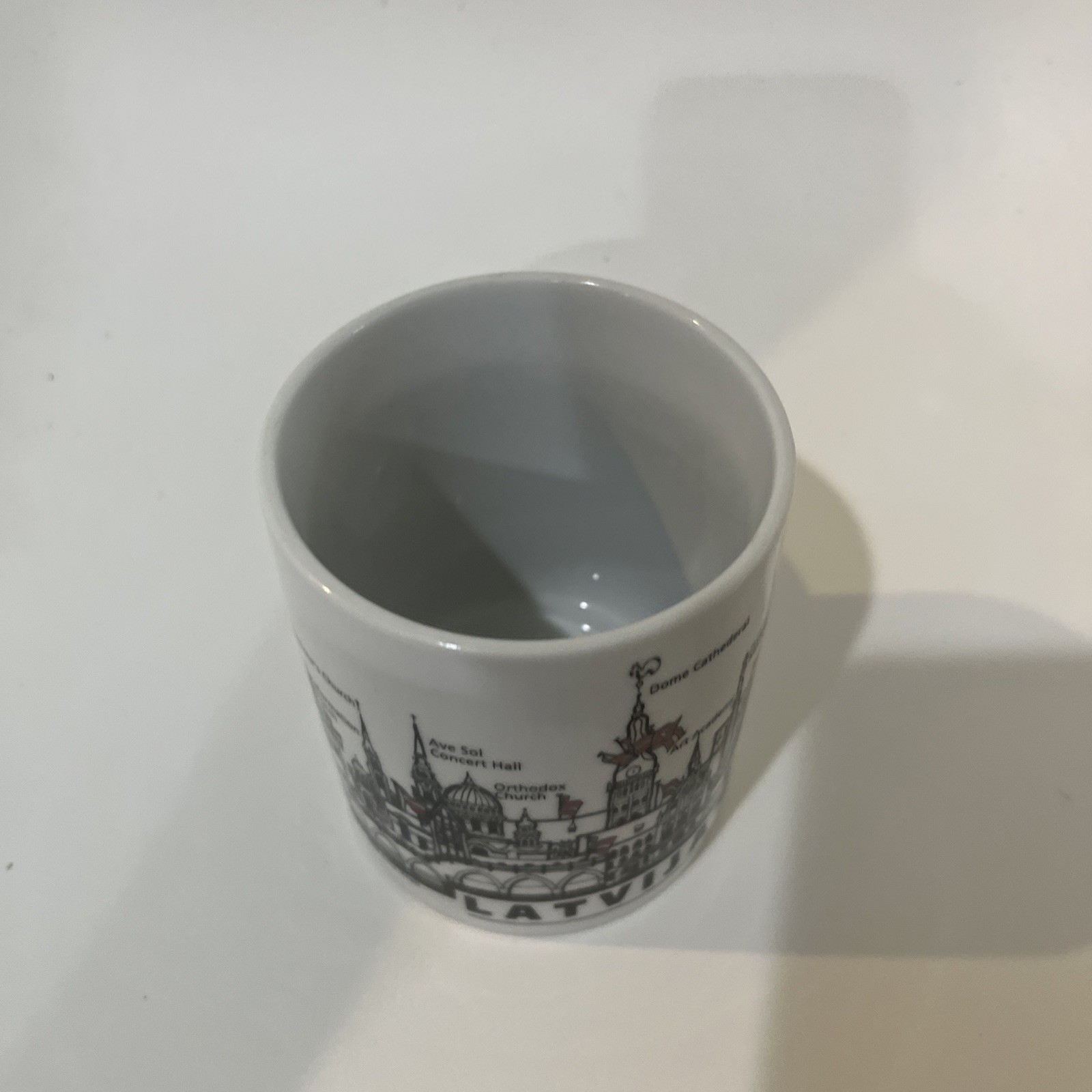 RIGA LATVIJA COFFEE MUG. Art Deco Print Mug. B120