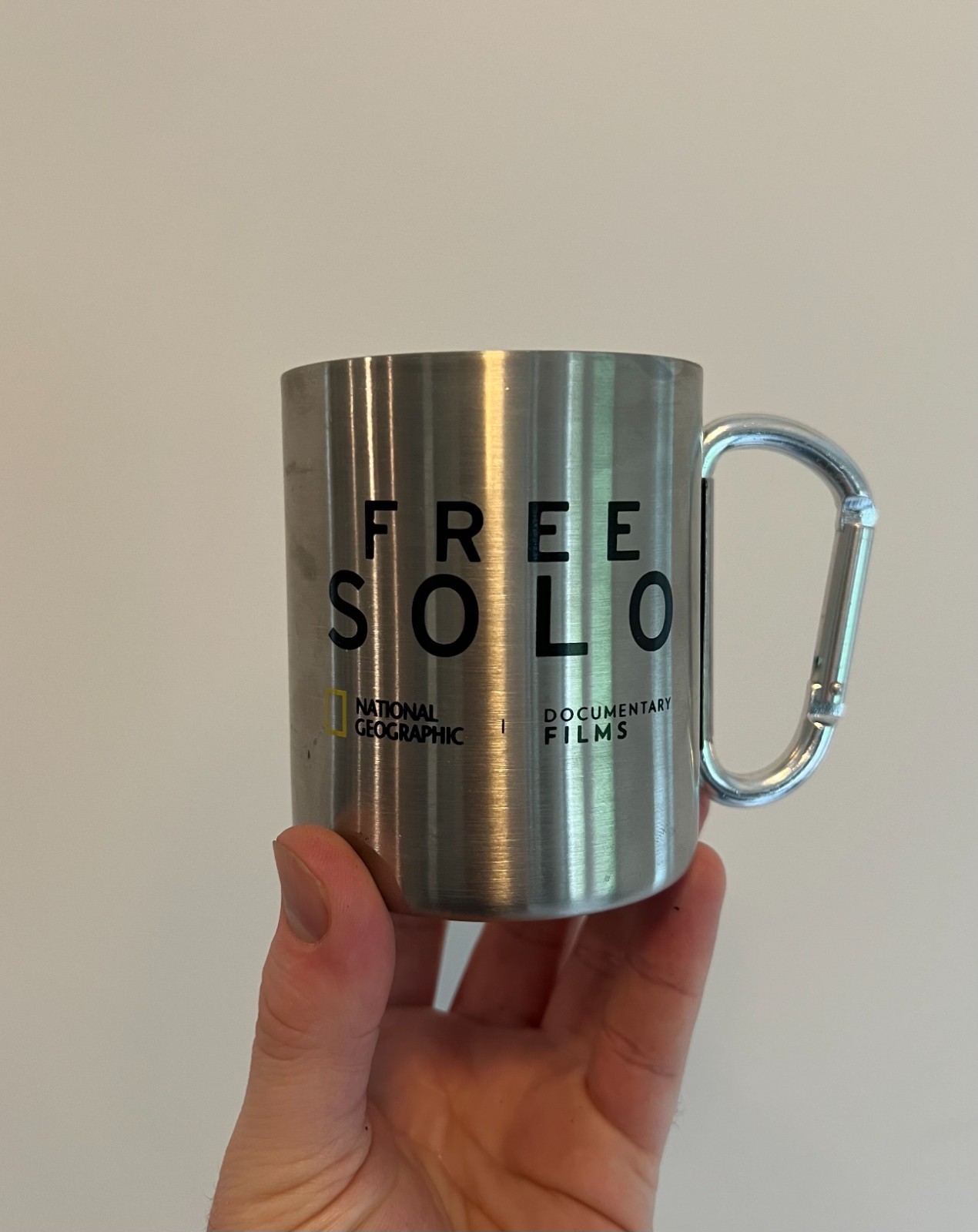 National Geographic Free Solo Promo Film Carabiner Camp Mug outdoors Gorpcore