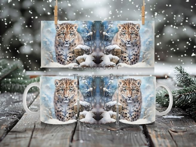 Leopard Cat 15 oz coffee mug, CHOICE, custom, wildlife, gifts, FREE shipping