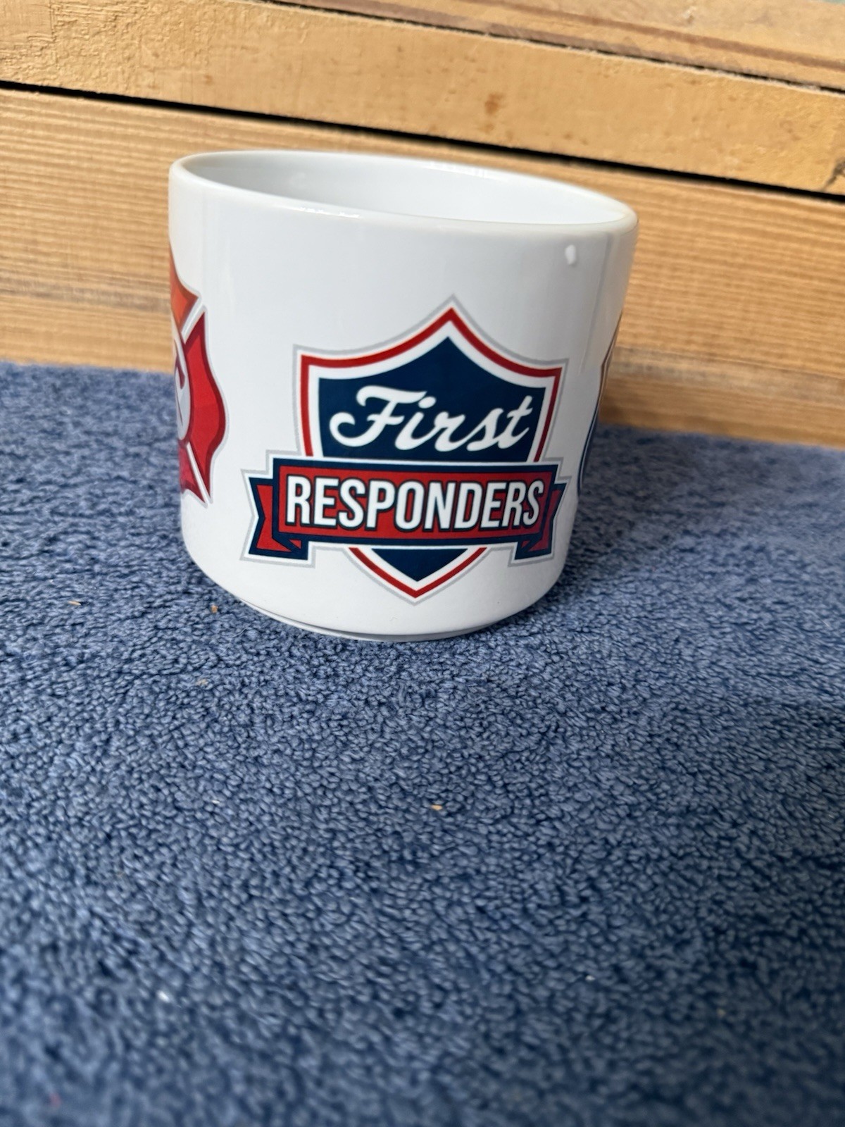 EMT,Firefighter, &Police Coffee Mug. Firefighter Maltese Symbol.