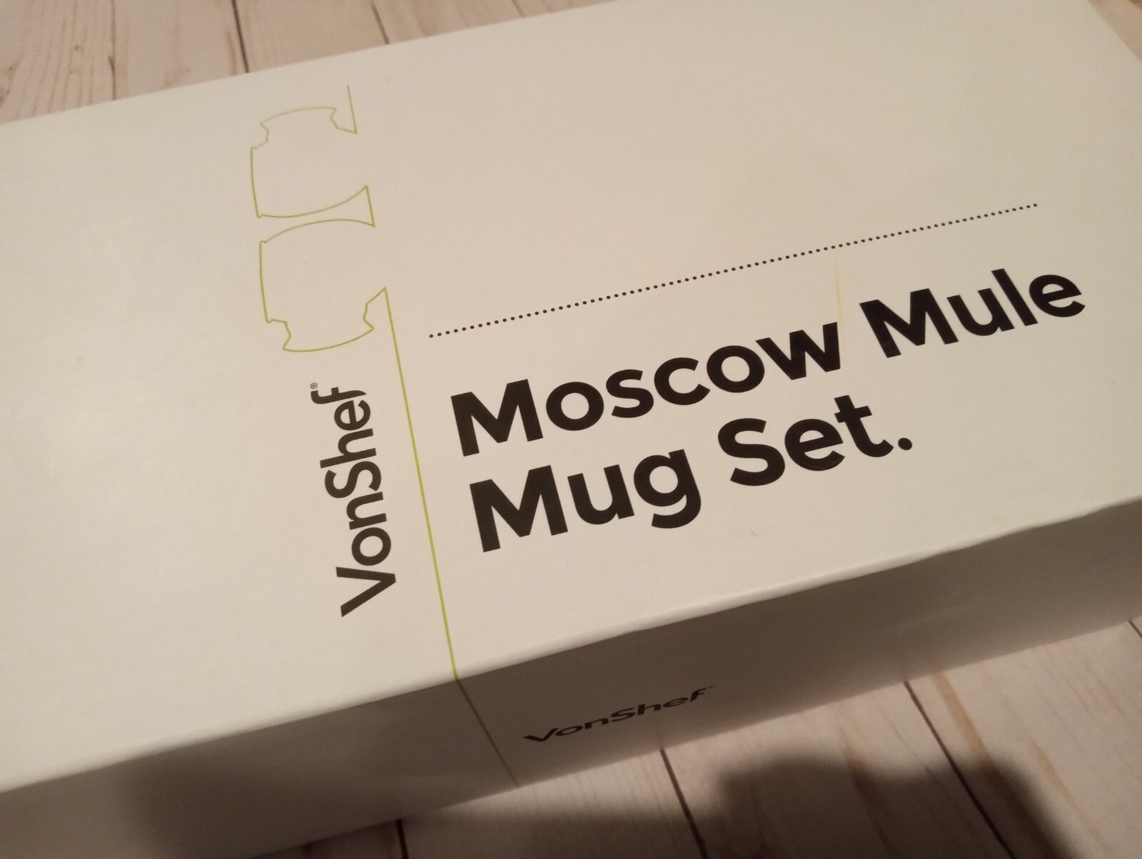 VonShef Moscow Mule Mug Set Moscow Mule Mugs Cups Barware
