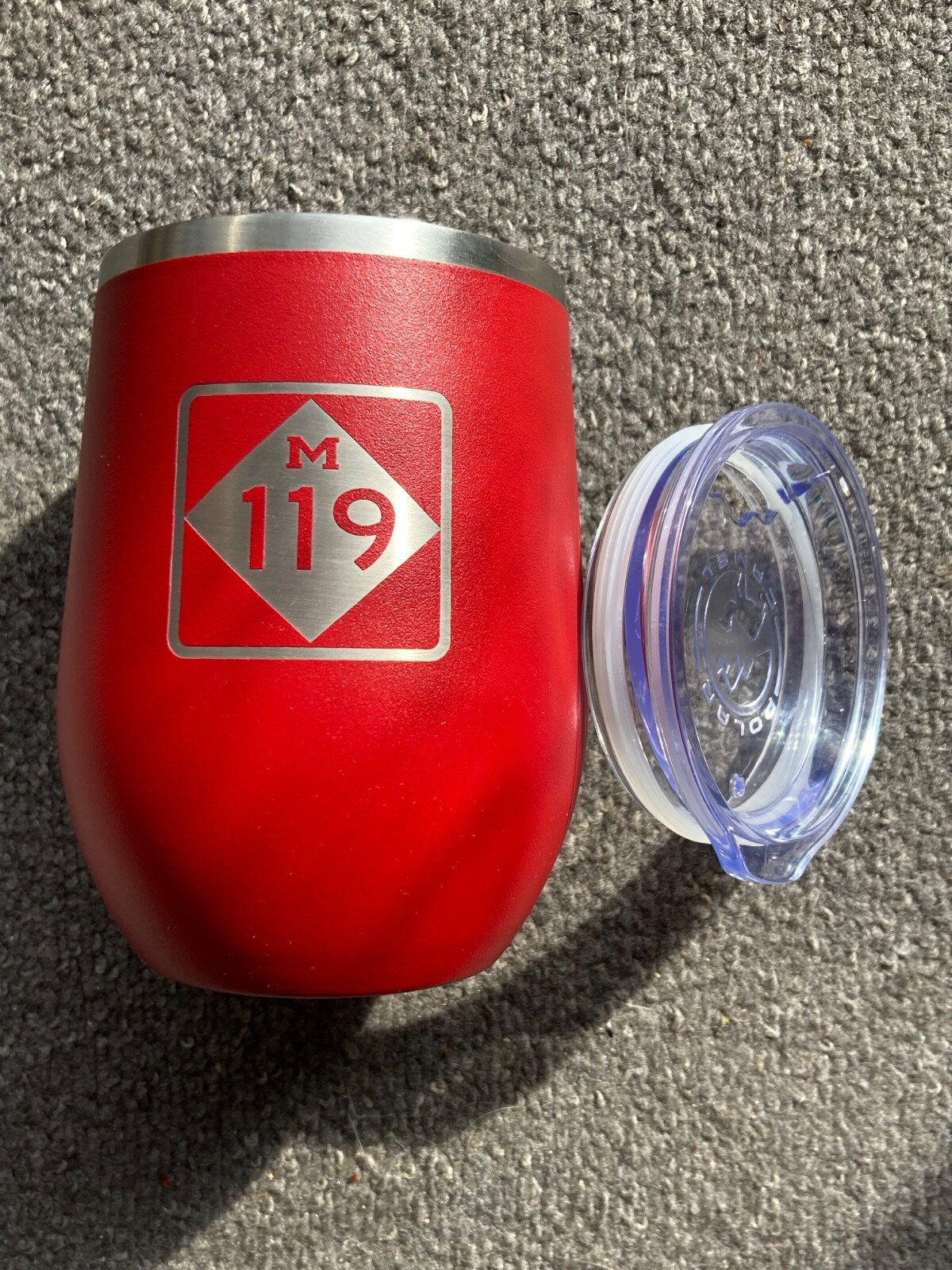 POLAR CAMEL RED 5″ Insulated Stainless Steel Tumbler Travel Mug 12oz