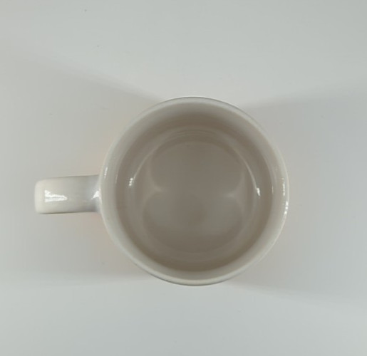 Over and Back Coffee Mug Oversized Yellow Stoneware 16.9 fl oz Dishwasher Safe