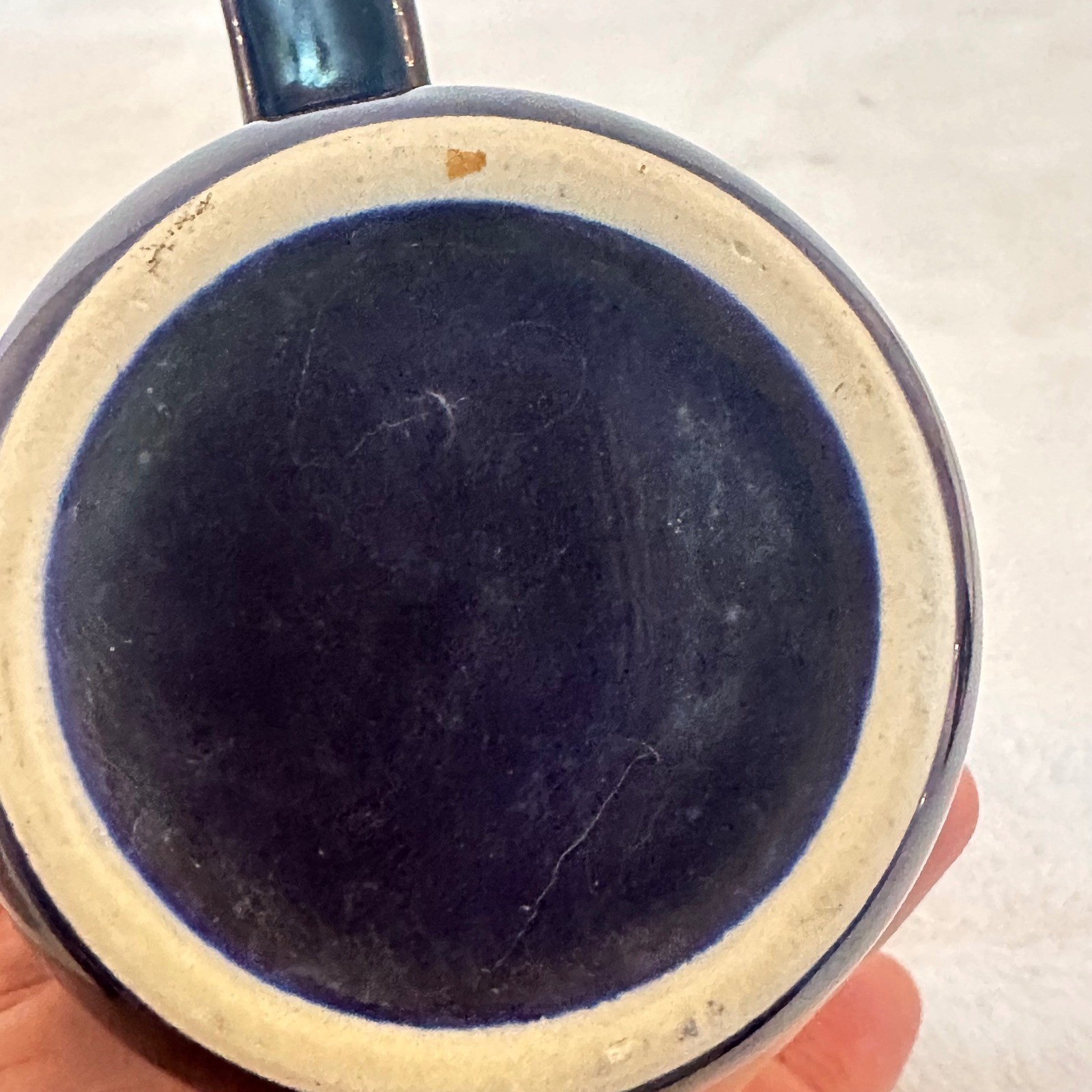 Promise Keepers Mug Men of Integrity Cobalt Blue Gold Ceramic Excellnt condition