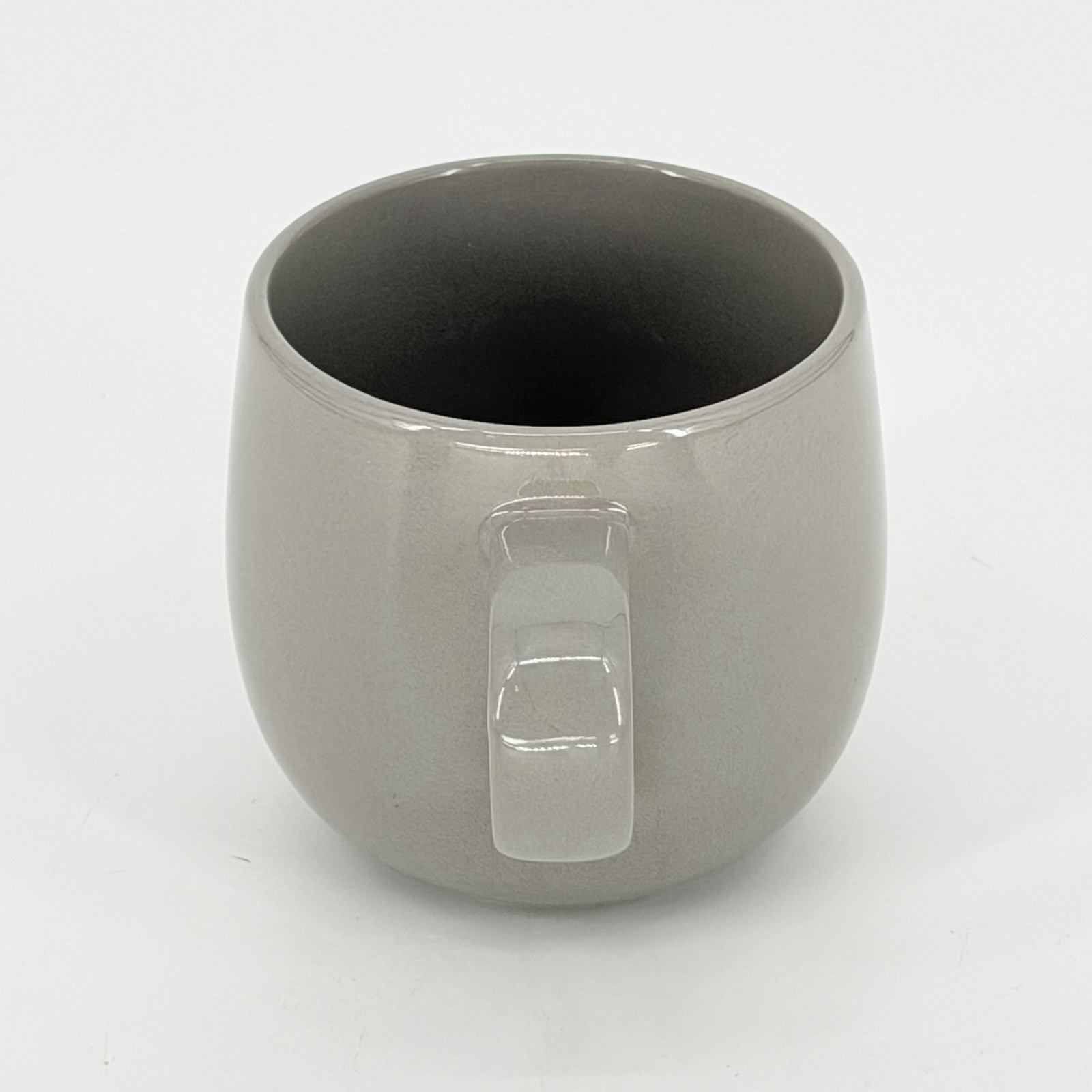 Crate & Barrel Camden Stone Gray Coffee Mug Cup Gray Retired Made In Thailand