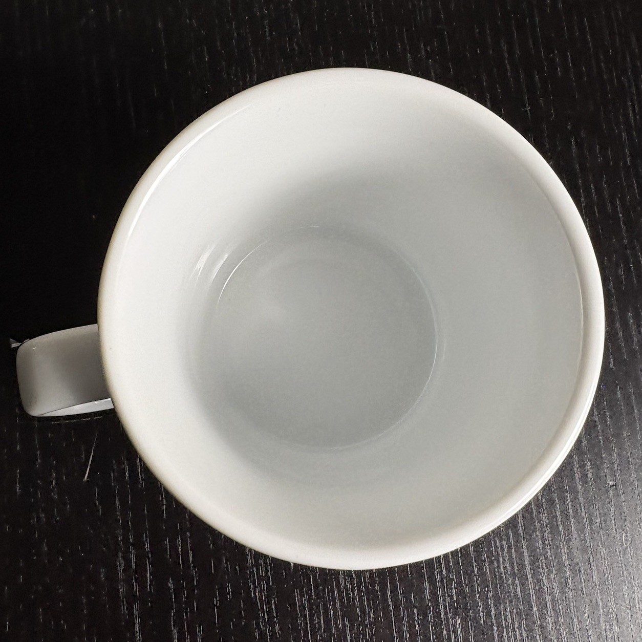 BODUM White Porcelain Small 3″ Coffee Mug with Black Dog