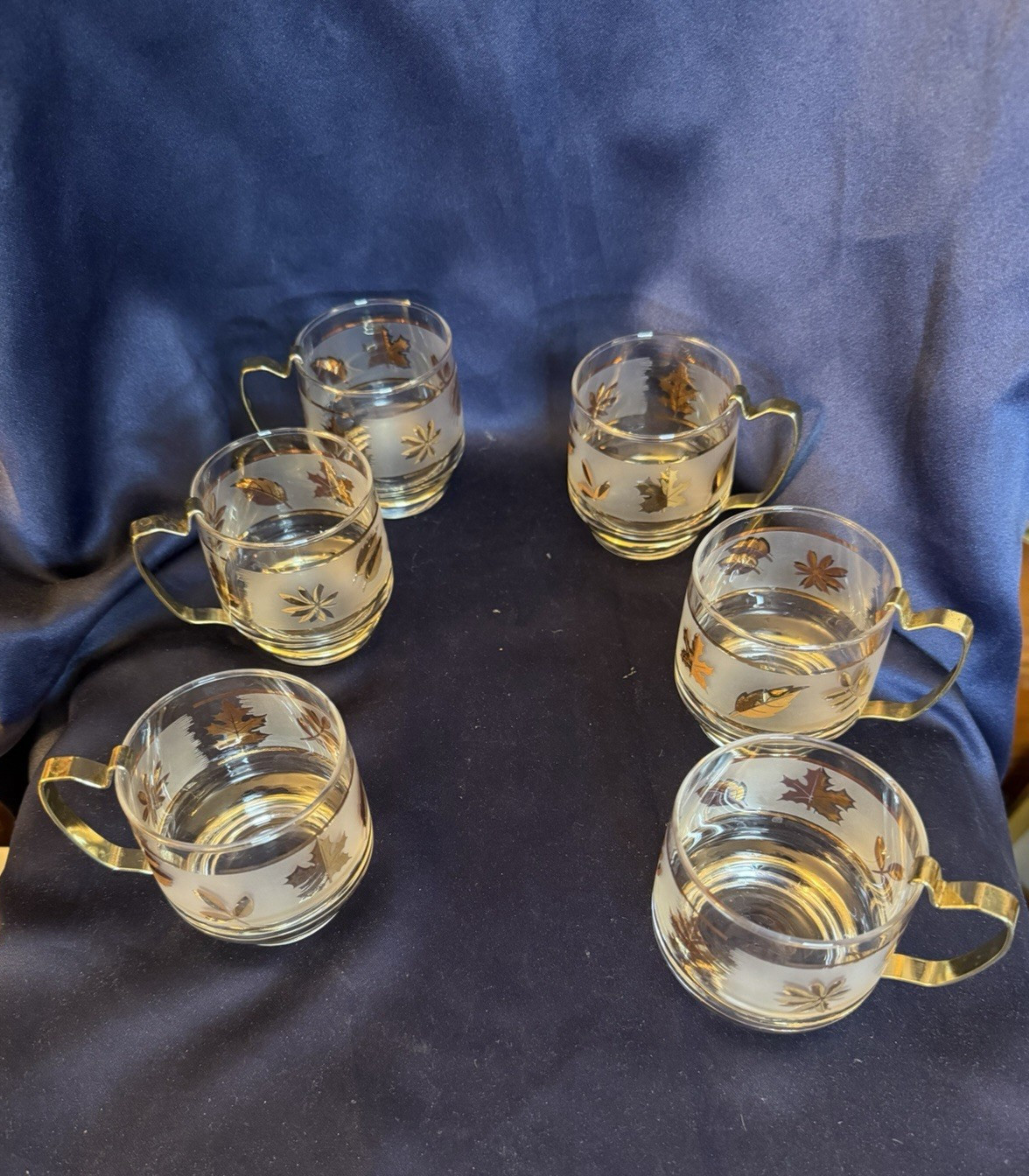 Libby Golden Foliage Mug Set of 6