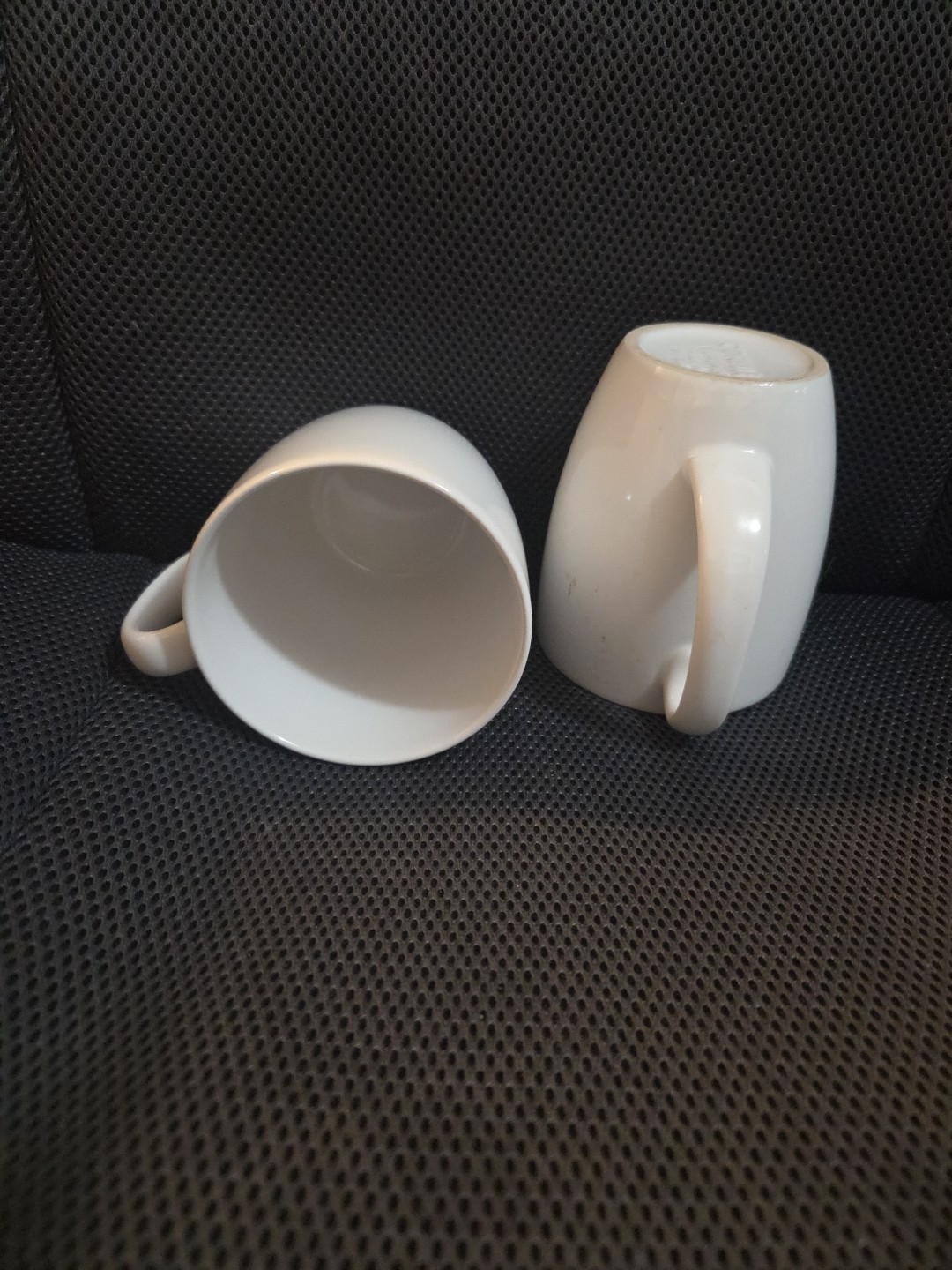 Corelle Stoneware Coffee Mug White Round Two-Piece Set 12oz