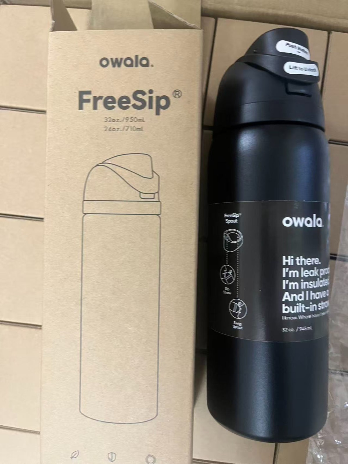 Owala FreeSip Water Bottle Tumbler 32oz