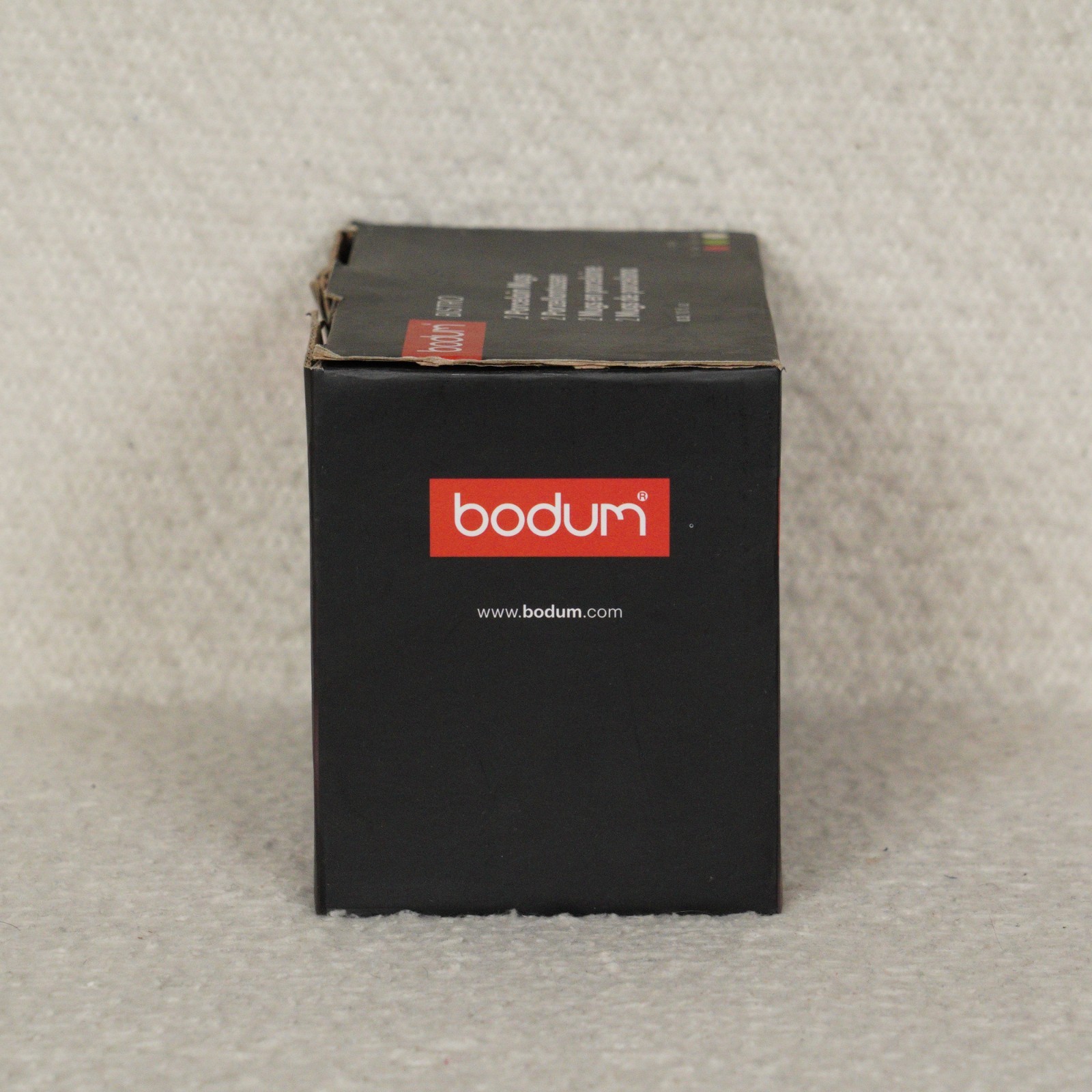 Set of 2 Bodum Bistro Porcelain Mugs with Silicone Sleeves 0.3l 10fl. oz. Black