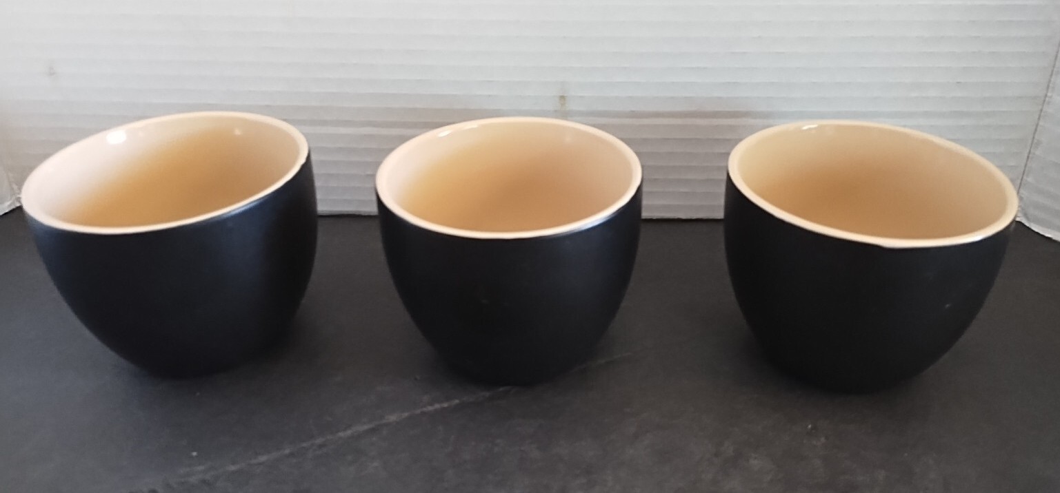 Bailey’s Irish Cream Yours and Mine Cups 3 Mugs Bowls Color Brown Collectible