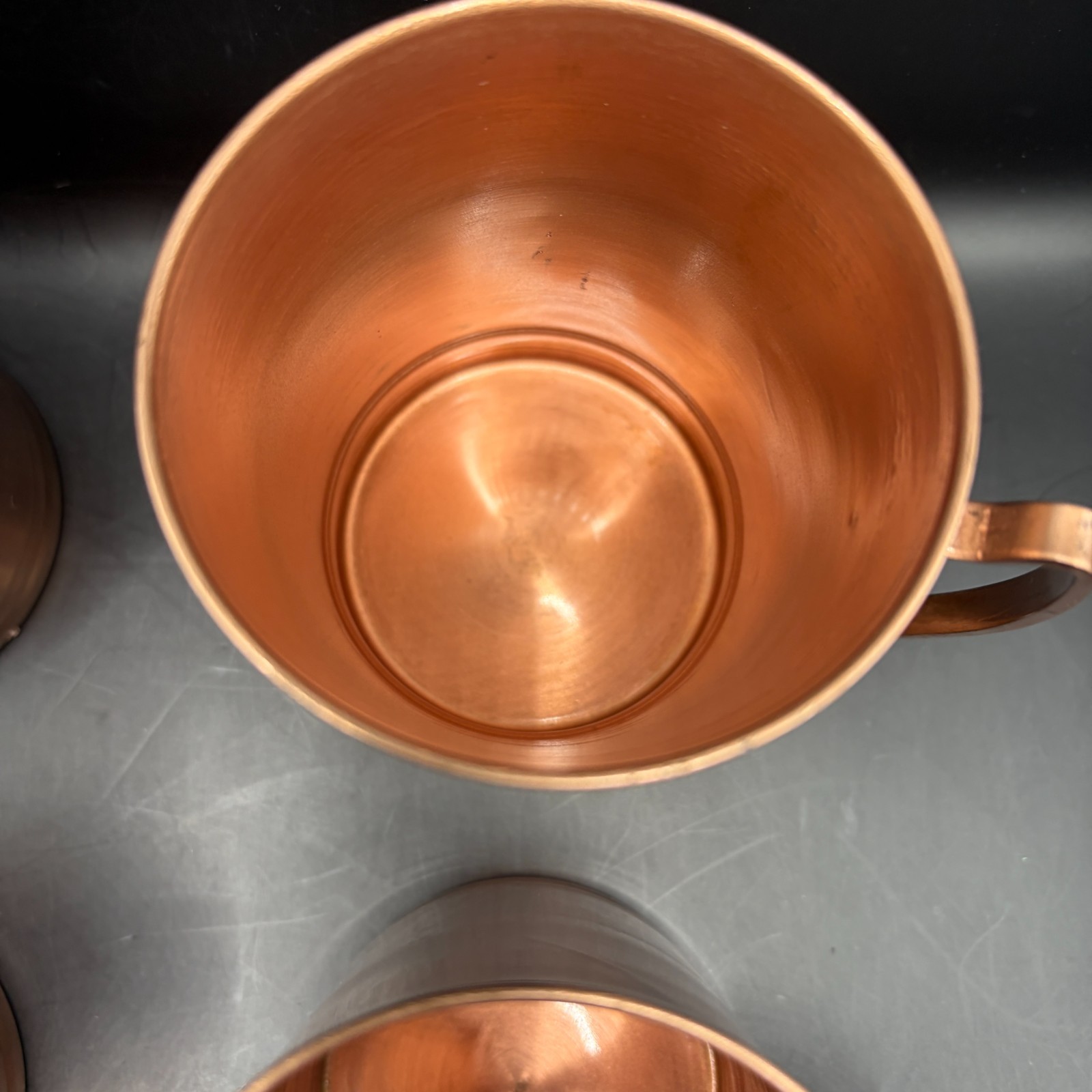 Set Of 6 Libbey CMM-200 12 oz. Copper Moscow Mule Mugs