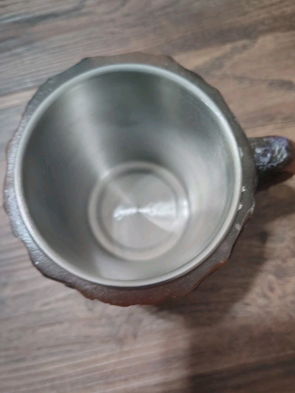 Mineral Crystal GEOLOGIST GIFT whimsical Stainless AGATE Coffee Mug TEA GEODE