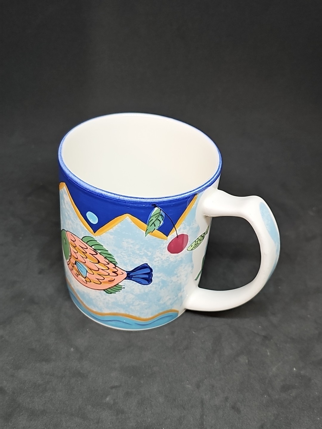 Mikasa Fashion Plate Ocean Collage 12 oz Porcelain Coffee Mug / Cup – DX102