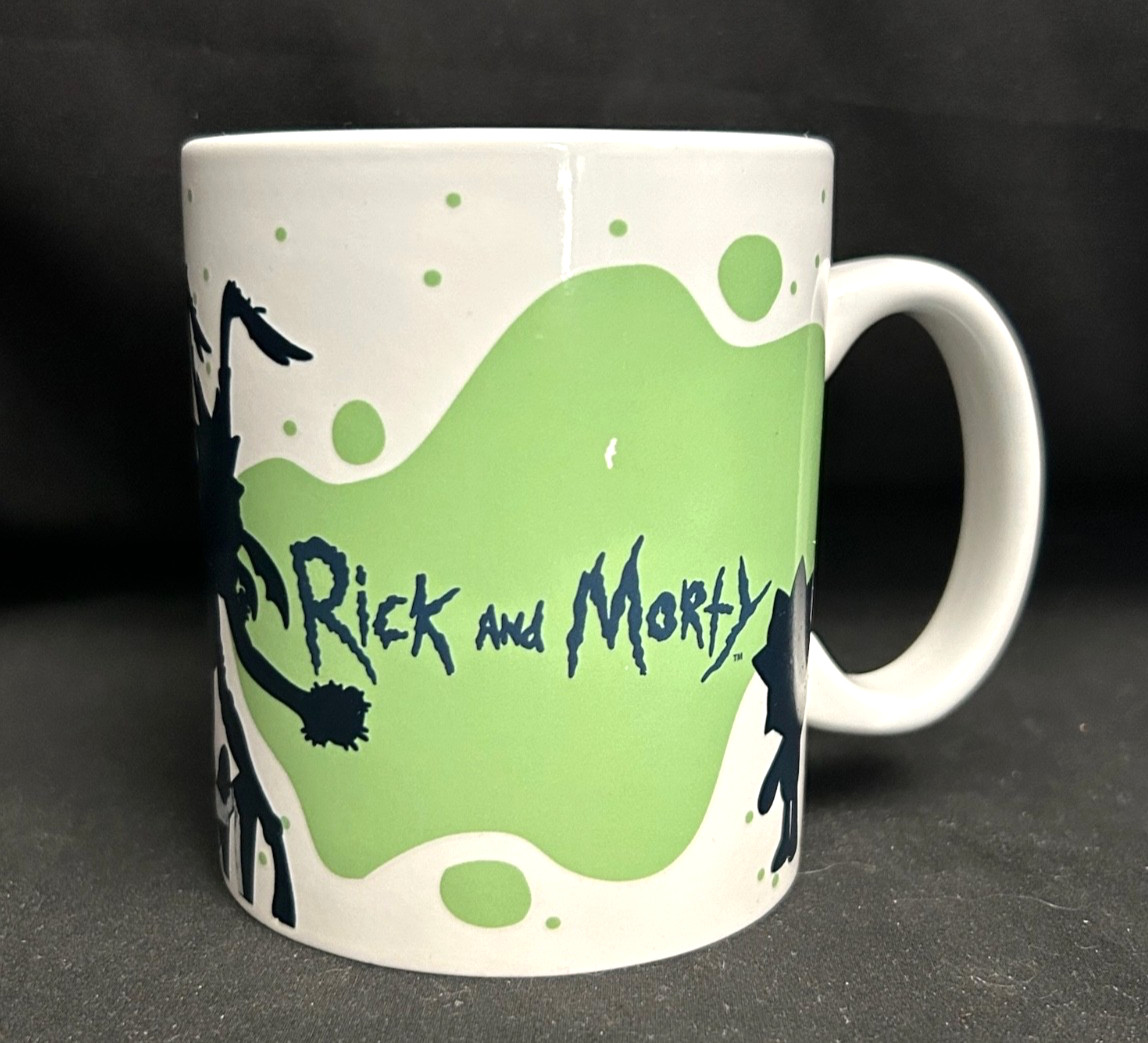 2019 Rick and Morty Official Adult Swim Coffee Mug 10oz. Cartoon Network VGC