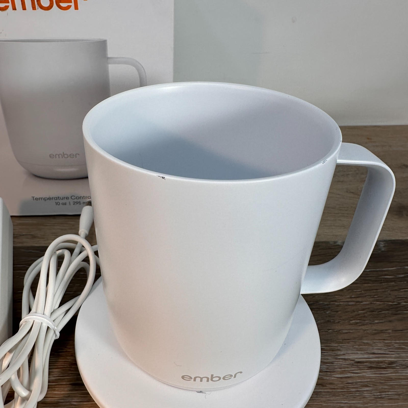 Ember Temperature App Control Smart Mug 2 10 Oz Heated Coffee Mug White Tested