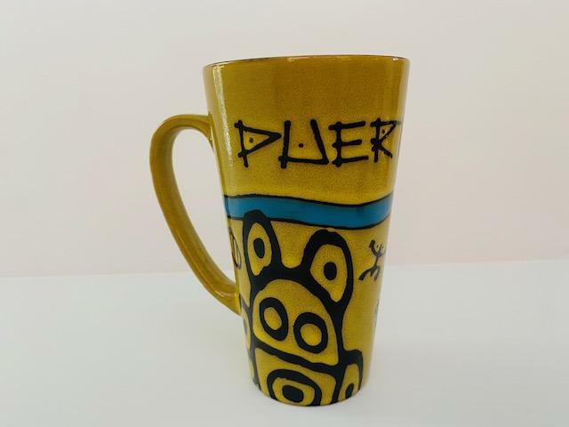 Puerto Rico Ceramic Coqui Taino Coffee Mugs Cups 12oz or 16oz Fine Souvenirs
