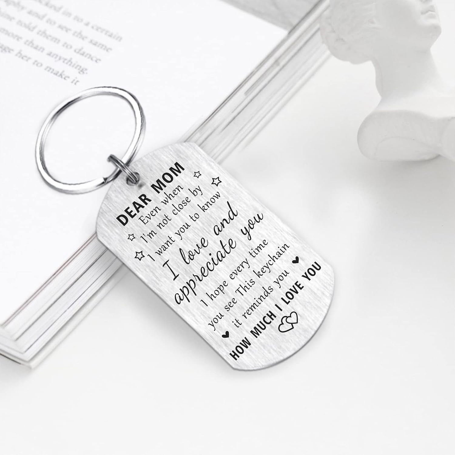 Happy Mom Christmas Gifts for Women – Remember I Love You Mom Birthday Gifts, Me
