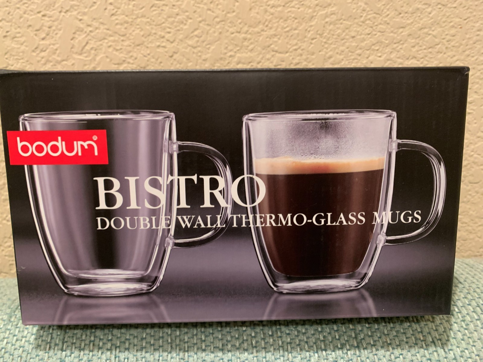 Bodum Bistro 2 pcs jumbo mug, double wall, 0.45 l, 15 oz