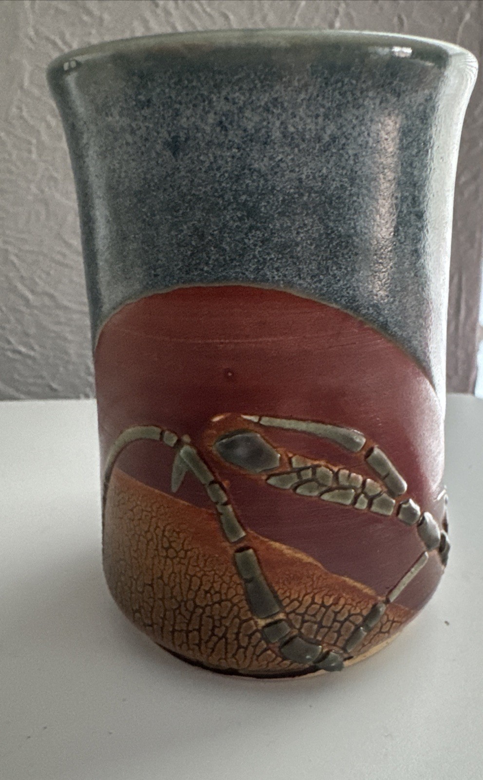 ⭐️ Handmade Stoneware Glazed Pottery Decorative Décor Cup Mug