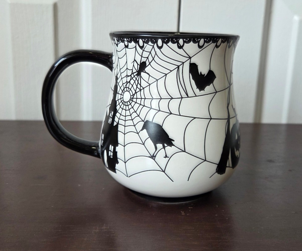 Potter’s Studio Halloween Witch & Haunted House Coffee Mugs 16 Oz Set Of 3